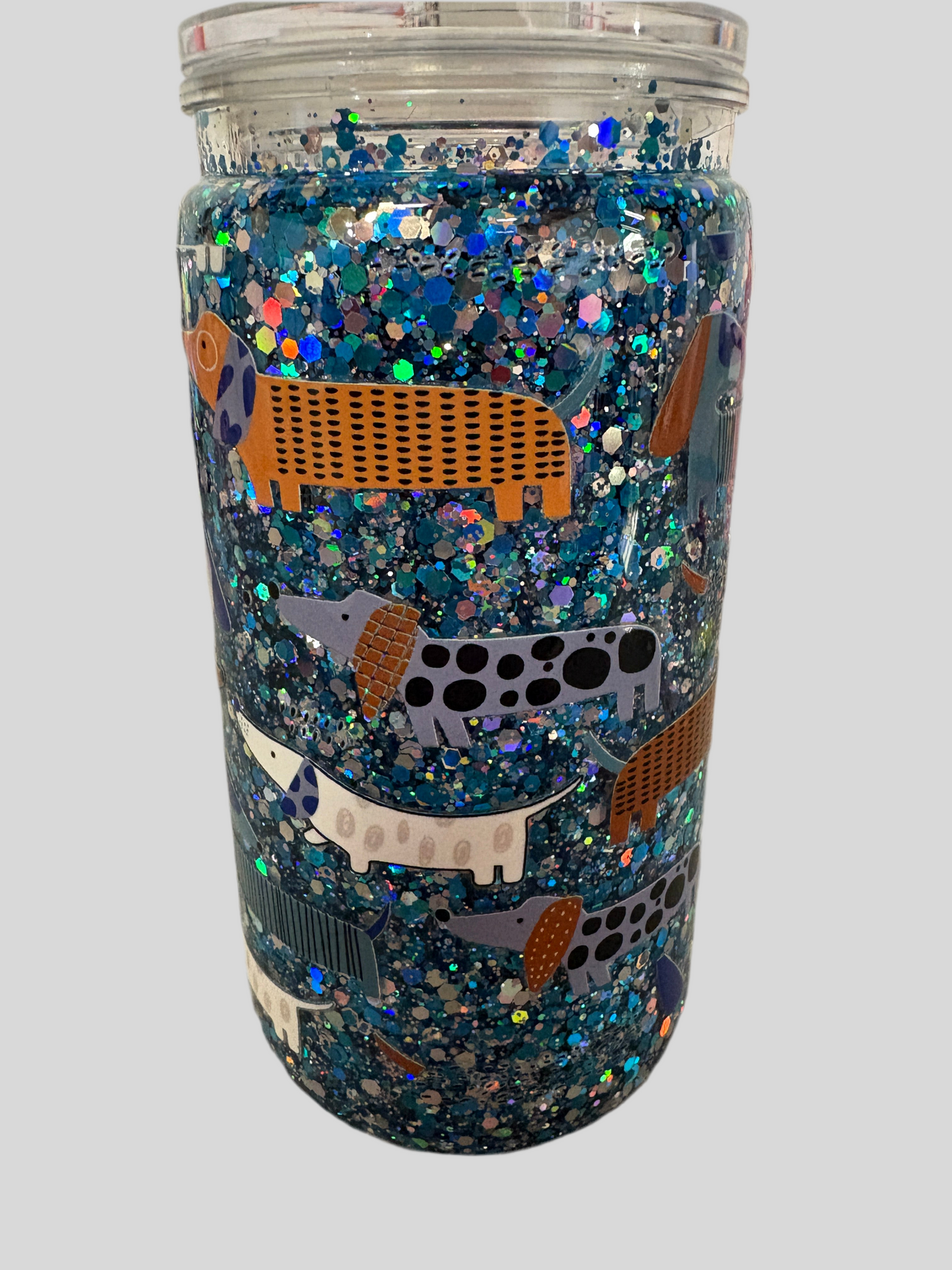 Wiener dog cup! ( 16 oz Acrylic cup slow flow )