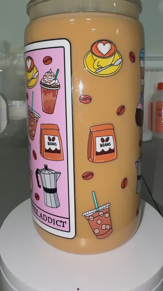 The Coffee Addict! 16oz coffee cup
